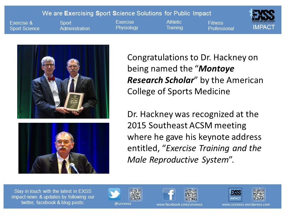 Hackney - Montoye Research Scholar Presentation