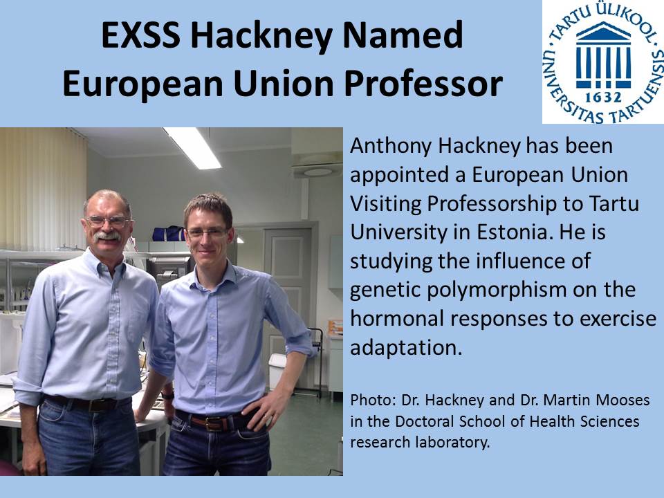 EXSS Hackney Named EU Prof 2015